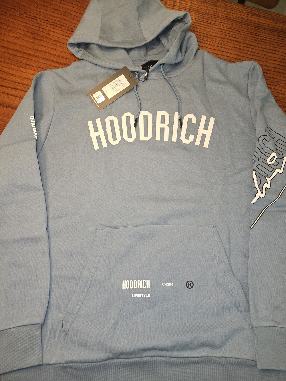 Men’s Hoodrich Light Blue Pullover Hoodie